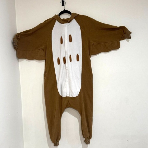OWL COSTUME Halloween Wings Hood Soft Cozy Pockets UNISEX Easy to Wear 10-12 Kid - Picture 1 of 9